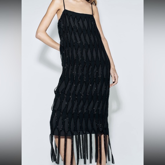 Zara fringe sequin dress - Picture 7 of 11